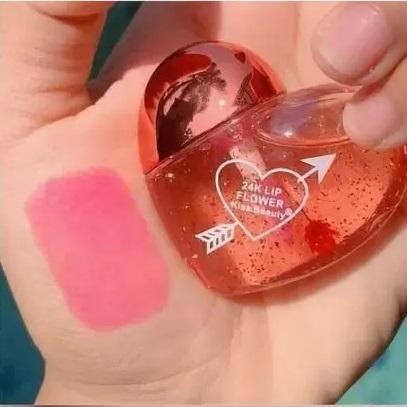 Beauty Karwan Heart Shape Pink Lip Gloss Tint (5 ml, Piinkish)