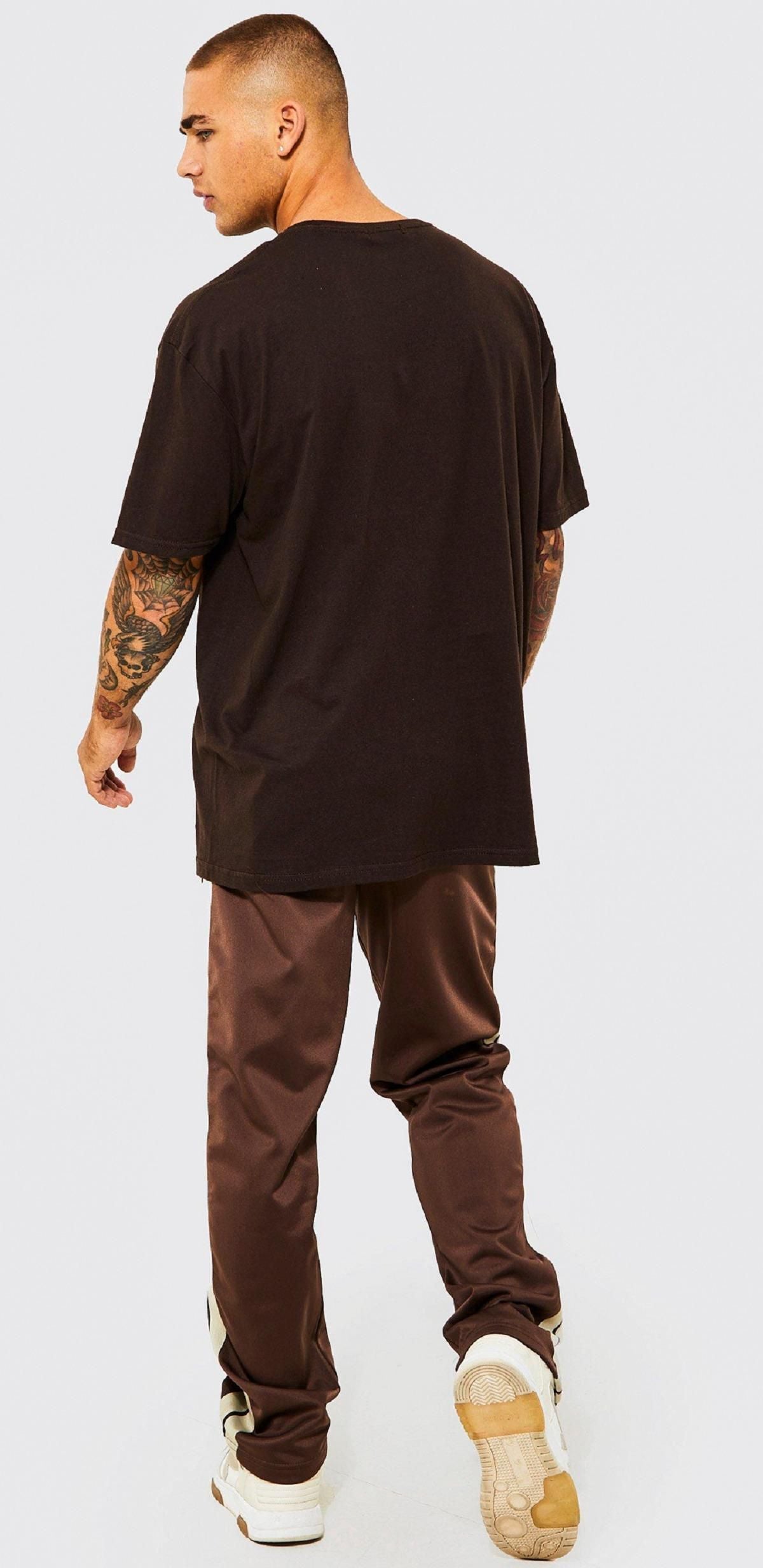 Men's Printed Loose Fit Half Sleeve T-shirt